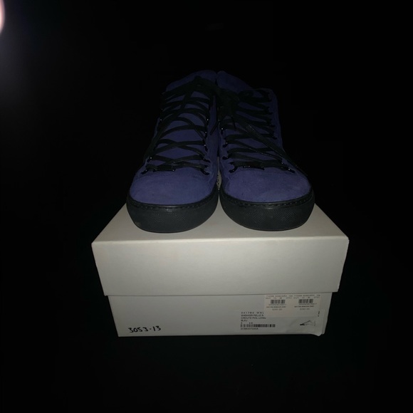 Balenciaga blue suede sneakers - Picture 4 of 6